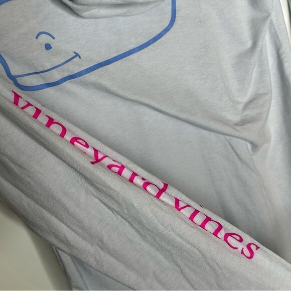 Vineyard Vines Edgartown Long Sleeve Graphic Design Small Hoodie in Pale Blue - Picture 5 of 7